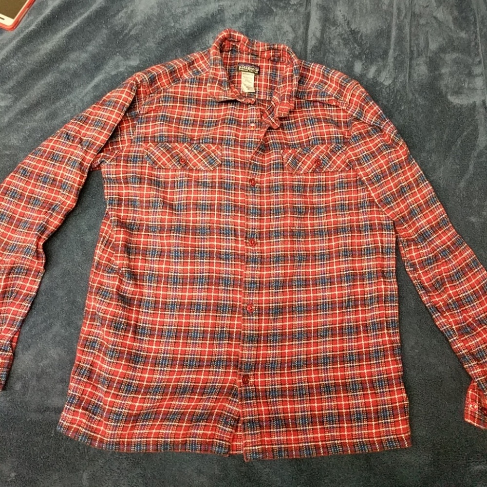 Patagonia organic cotton flannel - long sleeved